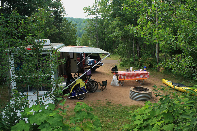 site 172 at fort wilkins state park